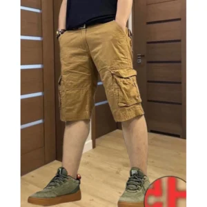 Quần sọt kaki túi hộp nam cao cấp Hải Triều 071