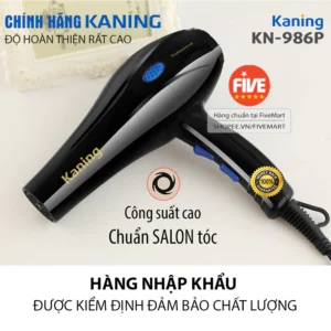 Máy sấy tóc KANING sấy 2 chiều 3 chế độ nhiệt tạo kiểu dễ dàng tặng kèm bộ 1 - 3 hoặc 5 phụ kiện tùy phân loại máy sấy