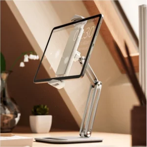 Giá Đỡ Điện Thoại, Máy Tính Bảng, Ipad Đa Năng Để Bàn Tiện Dụng có thể Xoay 360 Độ, chất liệu Hợp Kim Nhôm Cao Cấp.