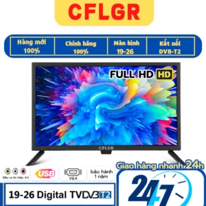 Clgr tv Kỹ Thuật Số 20inch 22inch 23inch 24 inch Màn Hình Phẳng 26 inch Tivi hd Tf & hdmi & av Buick in dvb-t2 Và Phụ Kiện