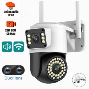 Camera Wifi Yoosee PTZ 2 Mắt Có Màu Siêu Nét, Xoay 360 Độ, Đàm Thoại 2 Chiều Bảo Hành 12 Tháng - Chính Hãng