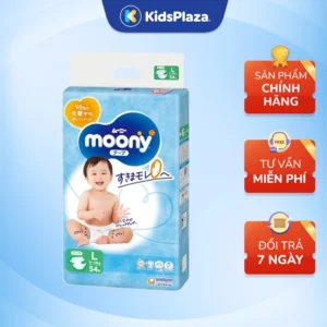 Bỉm - Tã Moony xanh tiêu chuẩn đầy đủ size cho bé - Chính hãng [EC]