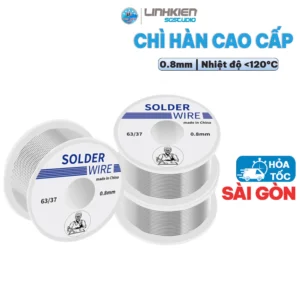 Cuộn Chì Hàn 50g Cao Cấp 0.8mm Hỗ Trợ Hàn Gia Đình Dụng Cụ Thiết Bị Tiện ích