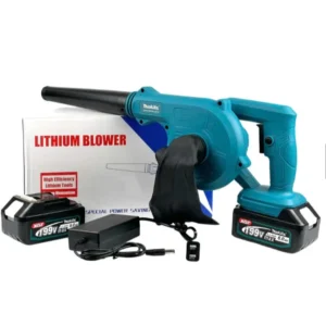 Máy thổi bụi cầm tay MATIKA dùng pin 199v công xuất 680w siêu mạnh hút thổi bụi ô tô, nhà xưởng, nhà cửa gia đình