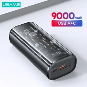 Pin sạc dự phòng sạc nhanh USAMS PD 20w 9000mah có màn hình kỹ thuật số
