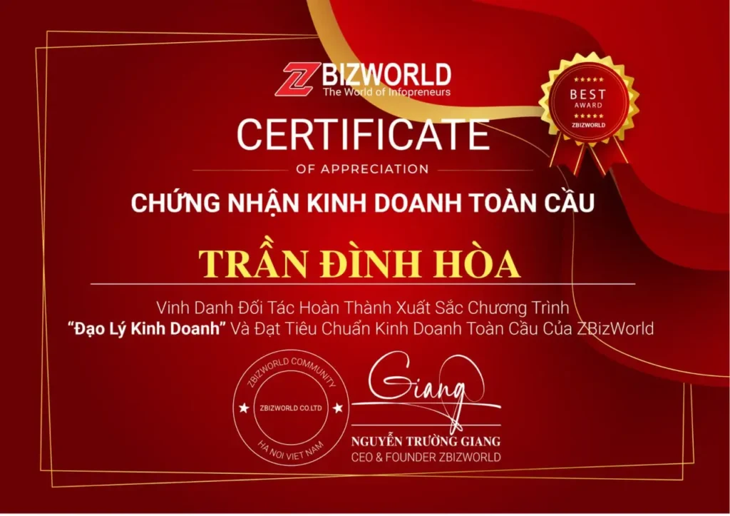 Đạo Lý Kinh Doanh
